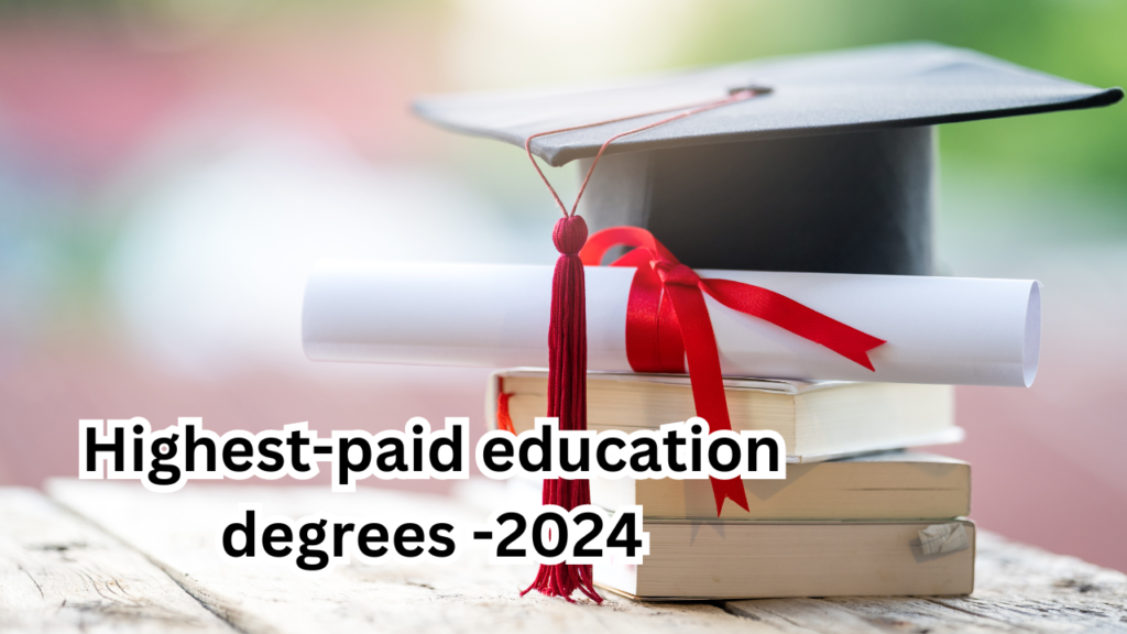 2024ರ ಅತ್ಯುನ್ನತ ವೇತನದ ಶಿಕ್ಷಣ ಪದವಿಗಳು: Highest-paid education degrees